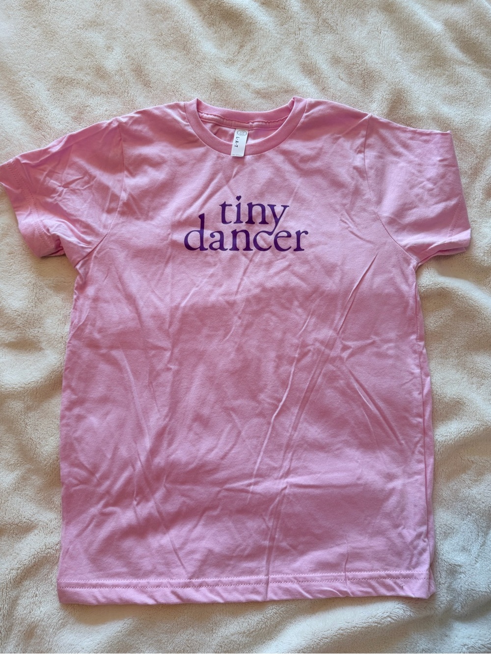 Kids Pink "Tiny Dancer" Short Sleeve Tee